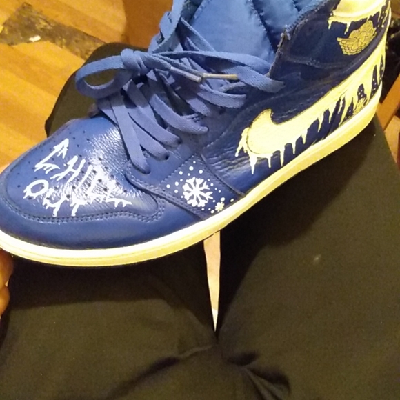 Jordan 1 custom winter theme - Picture 3 of 4